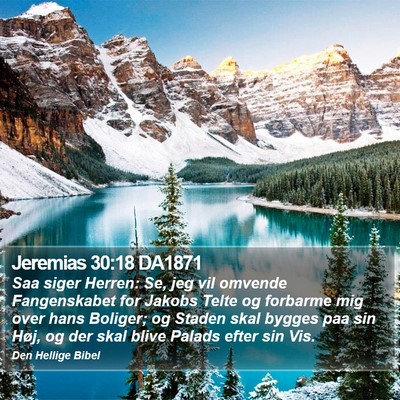 Jeremias 30:18 DA1871 Bible Verse Image