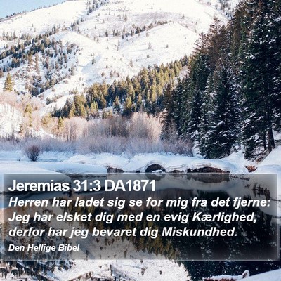 Jeremias 31:3 DA1871 Bible Verse Image