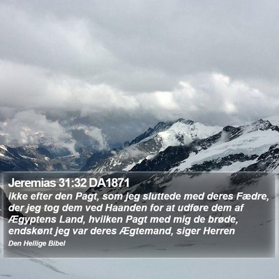 Jeremias 31:32 DA1871 Bible Verse Image