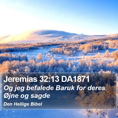 Jeremias 32:13 DA1871 Bible Verse Image