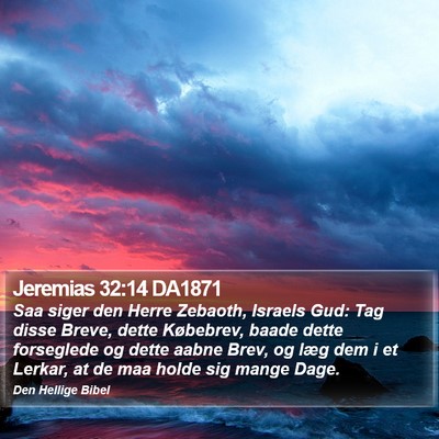 Jeremias 32:14 DA1871 Bible Verse Image