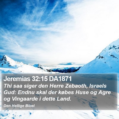 Jeremias 32:15 DA1871 Bible Verse Image