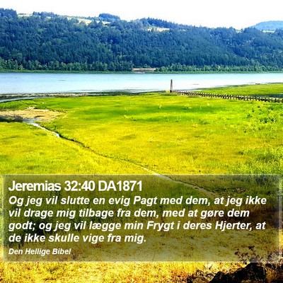 Jeremias 32:40 DA1871 Bible Verse Image