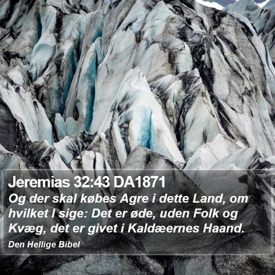 Jeremias 32:43 DA1871 Bible Verse Image