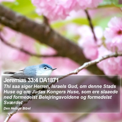 Jeremias 33:4 DA1871 Bible Verse Image
