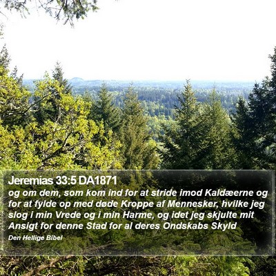 Jeremias 33:5 DA1871 Bible Verse Image