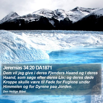 Jeremias 34:20 DA1871 Bible Verse Image