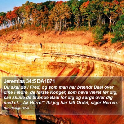 Jeremias 34:5 DA1871 Bible Verse Image