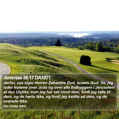 Jeremias 35:17 DA1871 Bible Verse Image