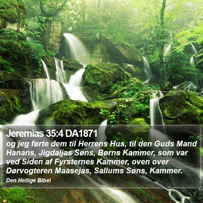 Jeremias 35:4 DA1871 Bible Verse Image
