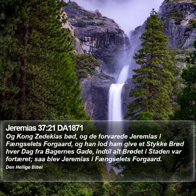 Jeremias 37:21 DA1871 Bible Verse Image
