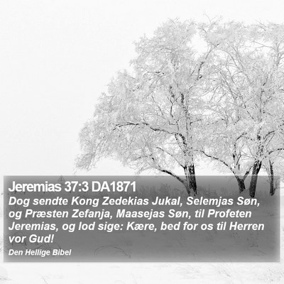 Jeremias 37:3 DA1871 Bible Verse Image