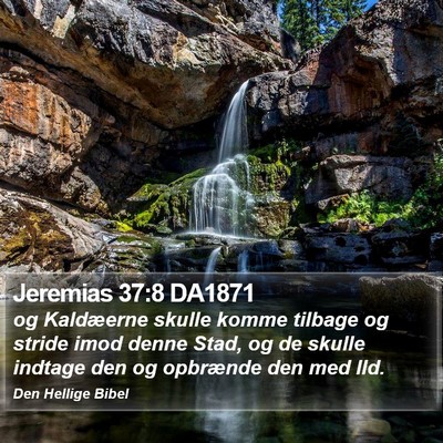 Jeremias 37:8 DA1871 Bible Verse Image