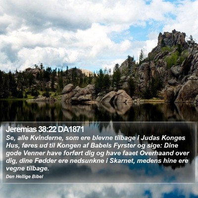 Jeremias 38:22 DA1871 Bible Verse Image