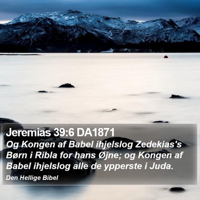 Jeremias 39:6 DA1871 Bible Verse Image