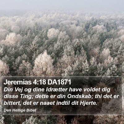 Jeremias 4:18 DA1871 Bible Verse Image