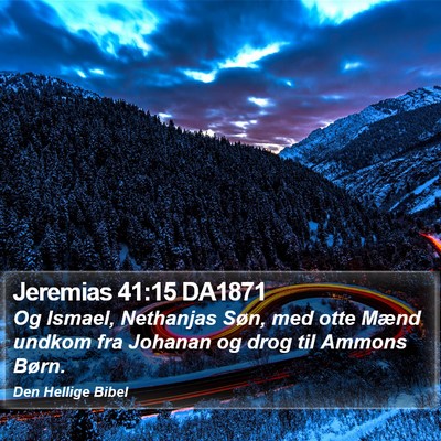 Jeremias 41:15 DA1871 Bible Verse Image