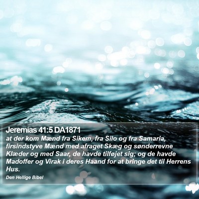 Jeremias 41:5 DA1871 Bible Verse Image