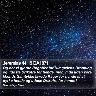 Jeremias 44:19 DA1871 Bible Verse Image
