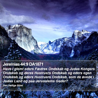 Jeremias 44:9 DA1871 Bible Verse Image