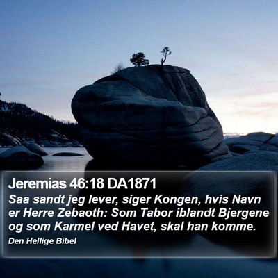 Jeremias 46:18 DA1871 Bible Verse Image
