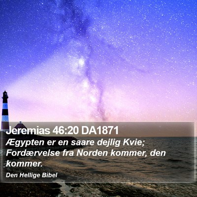 Jeremias 46:20 DA1871 Bible Verse Image
