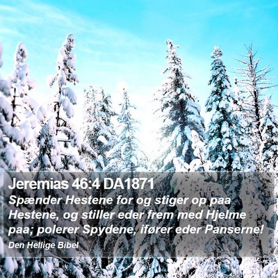 Jeremias 46:4 DA1871 Bible Verse Image