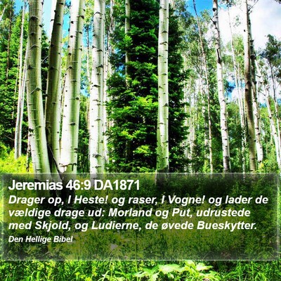 Jeremias 46:9 DA1871 Bible Verse Image