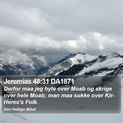 Jeremias 48:31 DA1871 Bible Verse Image