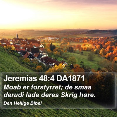 Jeremias 48:4 DA1871 Bible Verse Image