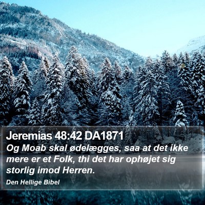 Jeremias 48:42 DA1871 Bible Verse Image