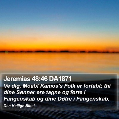 Jeremias 48:46 DA1871 Bible Verse Image
