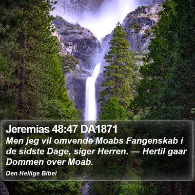 Jeremias 48:47 DA1871 Bible Verse Image
