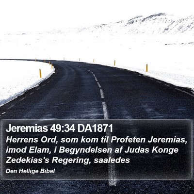 Jeremias 49:34 DA1871 Bible Verse Image