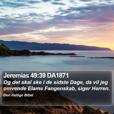 Jeremias 49:39 DA1871 Bible Verse Image