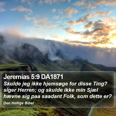 Jeremias 5:9 DA1871 Bible Verse Image