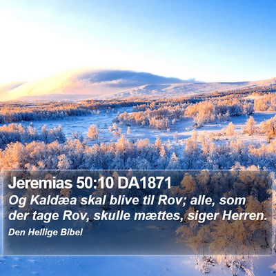 Jeremias 50:10 DA1871 Bible Verse Image