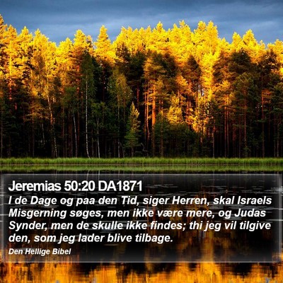 Jeremias 50:20 DA1871 Bible Verse Image