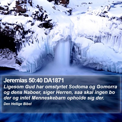 Jeremias 50:40 DA1871 Bible Verse Image