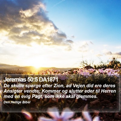 Jeremias 50:5 DA1871 Bible Verse Image