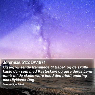 Jeremias 51:2 DA1871 Bible Verse Image