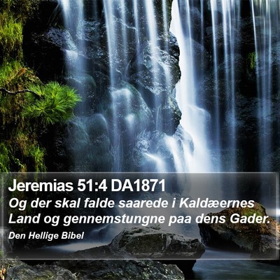 Jeremias 51:4 DA1871 Bible Verse Image