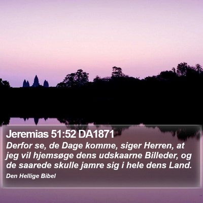 Jeremias 51:52 DA1871 Bible Verse Image