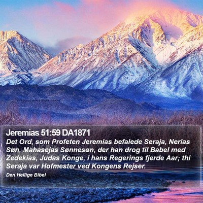 Jeremias 51:59 DA1871 Bible Verse Image