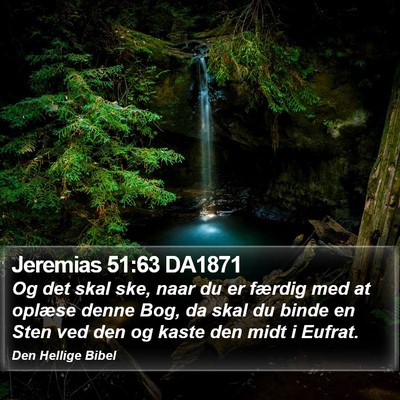 Jeremias 51:63 DA1871 Bible Verse Image