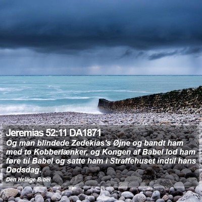 Jeremias 52:11 DA1871 Bible Verse Image