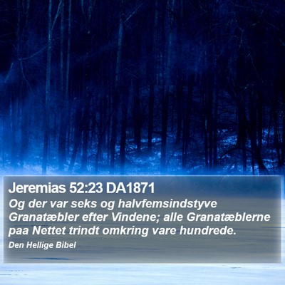 Jeremias 52:23 DA1871 Bible Verse Image
