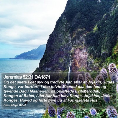 Jeremias 52:31 DA1871 Bible Verse Image