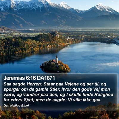 Jeremias 6:16 DA1871 Bible Verse Image