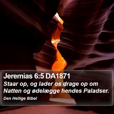 Jeremias 6:5 DA1871 Bible Verse Image